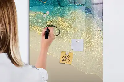 Magnetinė sauso valymo lenta spalvingas marmuras