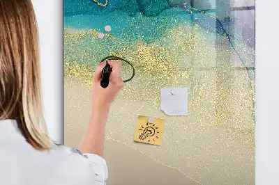 Magnetinė sauso valymo lenta spalvingas marmuras