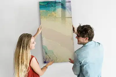 Magnetinė sauso valymo lenta spalvingas marmuras
