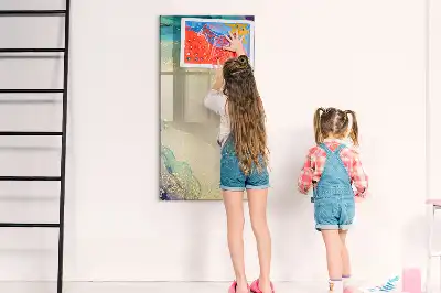 Magnetinė sauso valymo lenta spalvingas marmuras