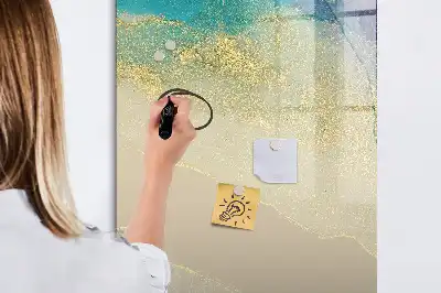 Magnetinė sauso valymo lenta spalvingas marmuras