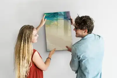 Magnetinė sauso valymo lenta spalvingas marmuras
