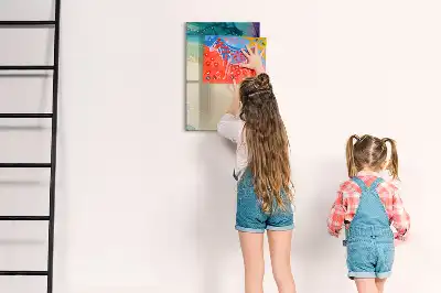 Magnetinė sauso valymo lenta spalvingas marmuras