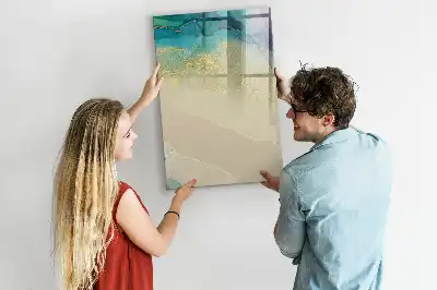 Magnetinė sauso valymo lenta spalvingas marmuras