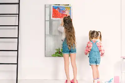 Magnetinė sauso valymo lenta daržovės ant medžio