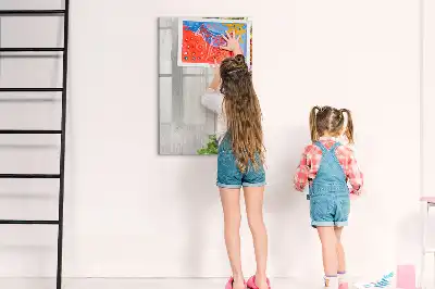 Magnetinė sauso valymo lenta daržovės ant medžio