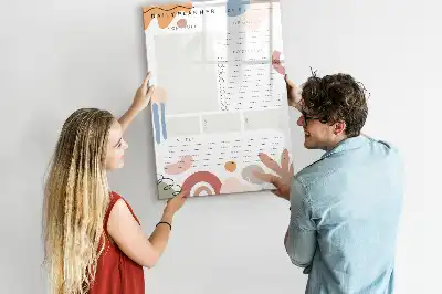 Magnetinė sauso valymo lenta dienos planuoklis