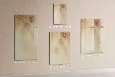 Magnetinė sauso valymo lenta palmės lapų šešėlio rašto