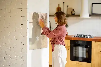 Magnetinė sauso valymo lenta palmės lapų šešėlio rašto