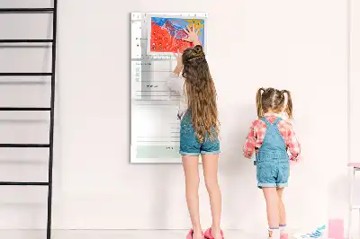 Magnetinė lenta dienos planas su sausu valymu