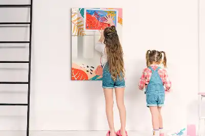 Magnetinė sauso valymo lenta vasaros gėlės rašto