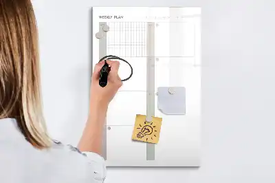 Magnetinė savaitės planuoklė sauso valymo