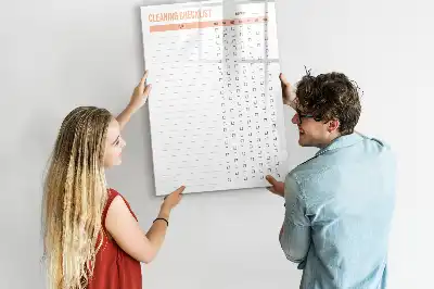 Magnetinė sauso valymo lenta tvarkymosi sąrašas