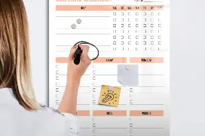 Magnetinė sauso valymo lenta tvarkymosi sąrašas