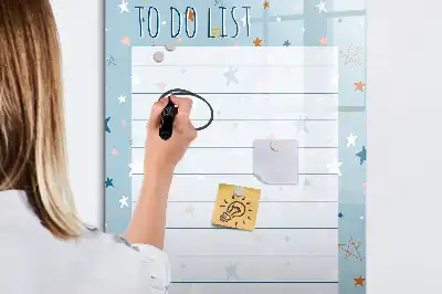 Magnetinė lenta sausam valymui darbų sąrašas