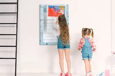 Magnetinė lenta sausam valymui darbų sąrašas