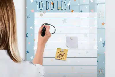 Magnetinė lenta sausam valymui darbų sąrašas