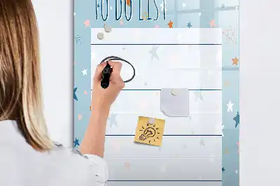 Magnetinė lenta sausam valymui darbų sąrašas