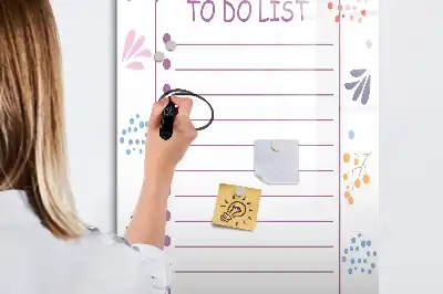 Magnetinė sauso valymo lenta darbų sąrašas