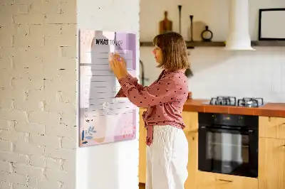 Magnetinė sauso valymo lenta užduočių sąrašas