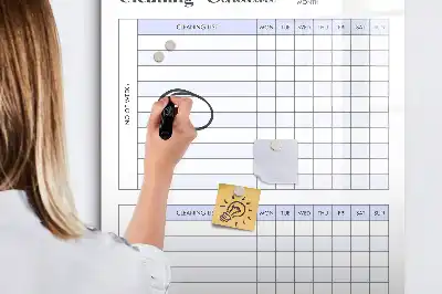 Magnetinė sauso valymo lenta tvarkymosi tvarkaraštis