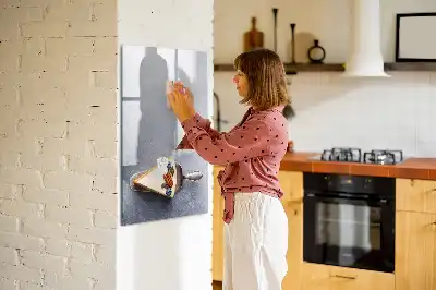 Magnetinė sauso valymo lenta pyrago gabalėlio formos
