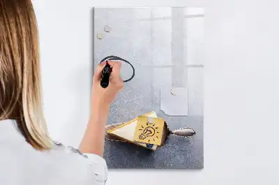Magnetinė sauso valymo lenta pyrago gabalėlio formos