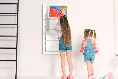 Magnetinė savaitės valgiaraščio lenta sauso valymo