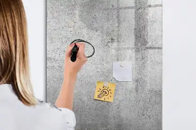 Magnetinė sauso valymo lenta šviesaus betono imitacijos