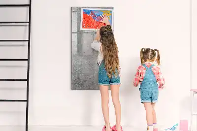 Magnetinė sauso valymo lenta šviesaus betono imitacijos