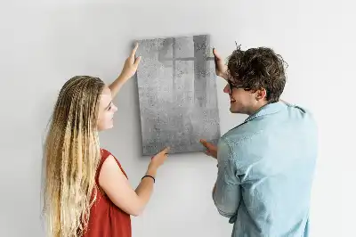 Magnetinė sauso valymo lenta šviesaus betono imitacijos