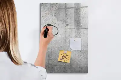 Magnetinė sauso valymo lenta šviesaus betono imitacijos