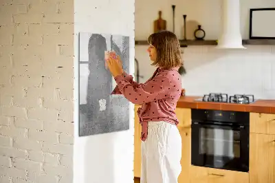 Magnetinė sauso valymo lenta šviesaus betono imitacijos