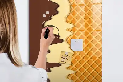 Magnetinė sauso valymo lenta ledai su užpilu