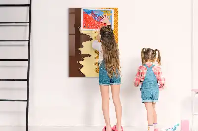 Magnetinė sauso valymo lenta ledai su užpilu