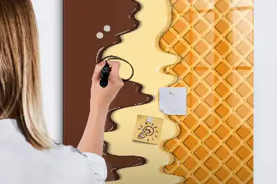 Magnetinė sauso valymo lenta ledai su užpilu