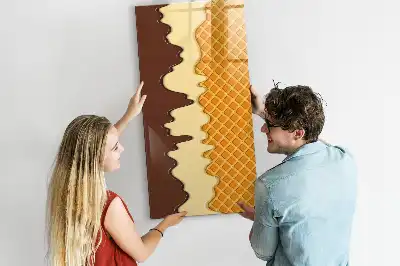 Magnetinė sauso valymo lenta ledai su užpilu
