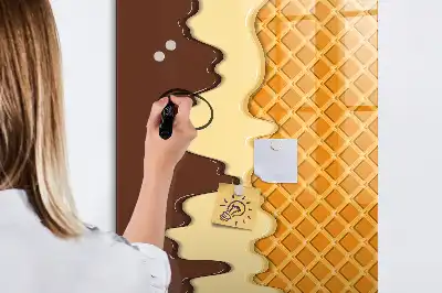 Magnetinė sauso valymo lenta ledai su užpilu