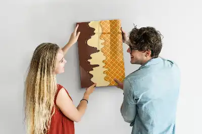 Magnetinė sauso valymo lenta ledai su užpilu