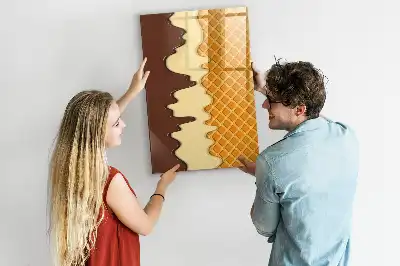 Magnetinė sauso valymo lenta ledai su užpilu