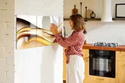 Magnetinė piešimo lenta su bangų abstrakcijos motyvu