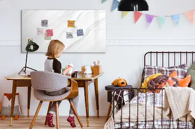 Magnetinė rašymo lenta su dekoratyviniu marmuro raštu