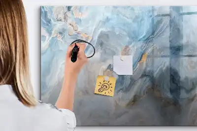 Magnetinė rašymo lenta su marmuro raštu