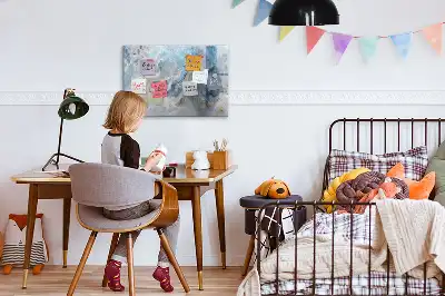 Magnetinė rašymo lenta su marmuro raštu