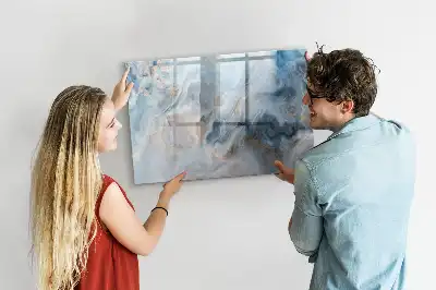 Magnetinė rašymo lenta su marmuro raštu