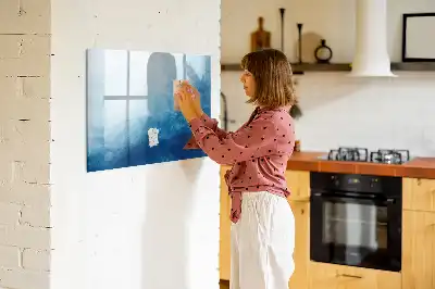 Magnetinė piešimo lenta vandens abstrakcijos dizaino