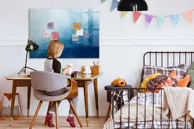 Magnetinė piešimo lenta vandens abstrakcijos dizaino