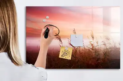 Magnetinė rašymo lenta ūkanotas rytas