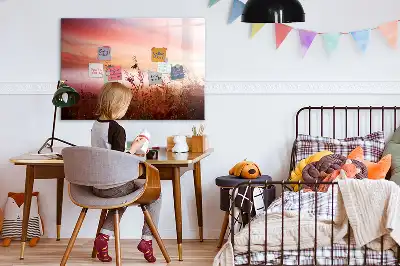 Magnetinė rašymo lenta ūkanotas rytas