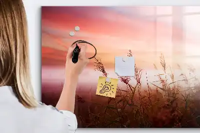 Magnetinė rašymo lenta ūkanotas rytas